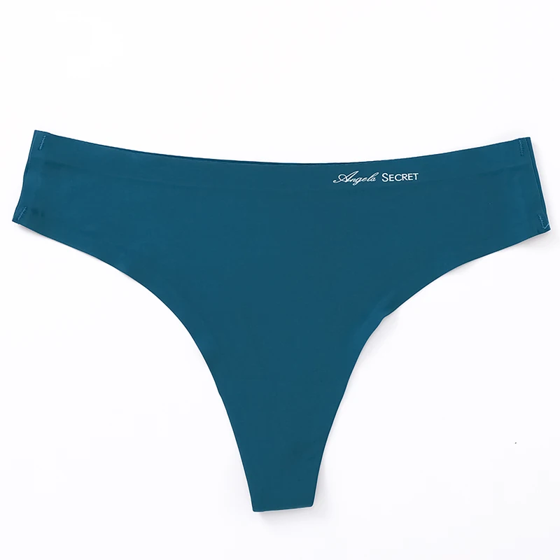 Женские трусы-плавки Трусы-стринги трусы сплошной цвет бесшовные DLM женское нижнее белье высокого качества равнина Ice Silk женские стринги