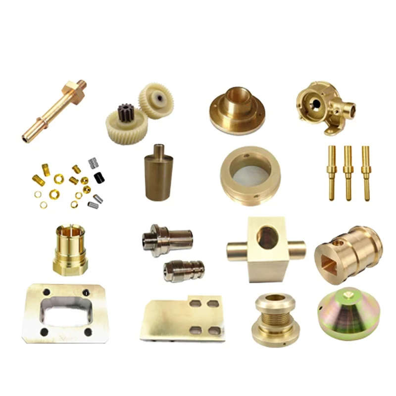 Brass Cnc Lathe Parts Copper Bronze Turned Components Custom Machining Milling Parts