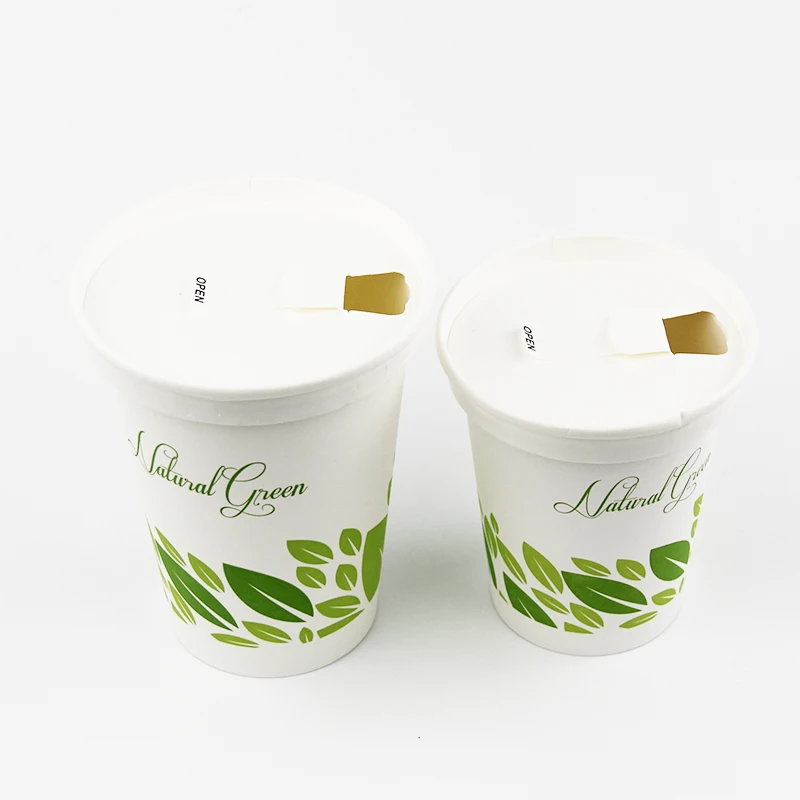 8oz 12oz 16oz 100% biodegradable pla coffee cups