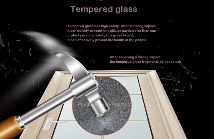 Modern Thermal break aluminium bifold door glass sliding folding door 