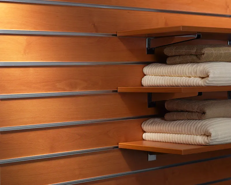 Новый дизайн деревянных полок для розничных дисплеев