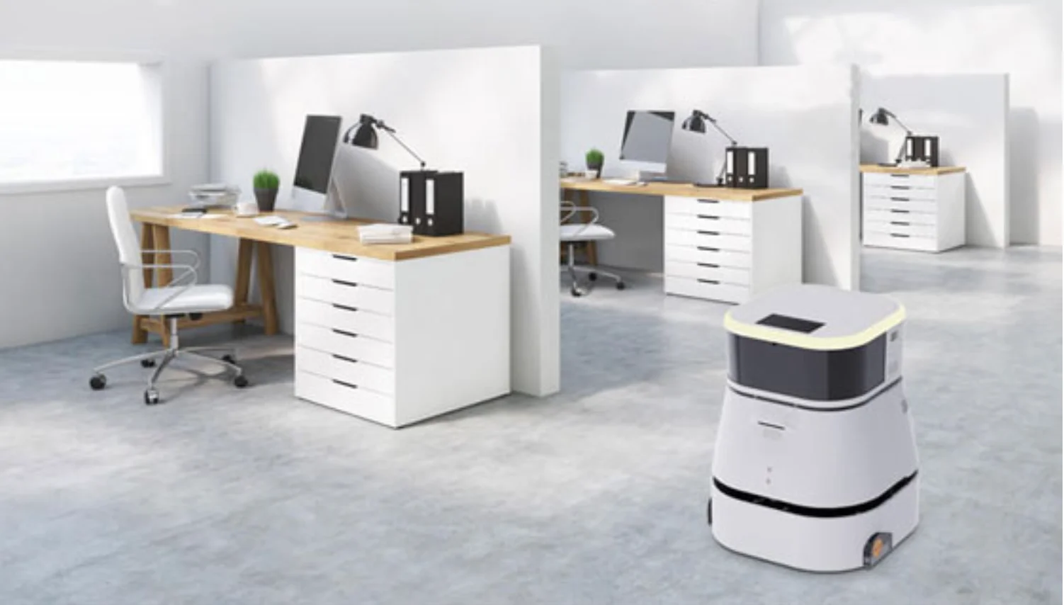 autonomous cleaning mopping robot with large dust box and water tank for hotel supermarket school shopping hall for big area