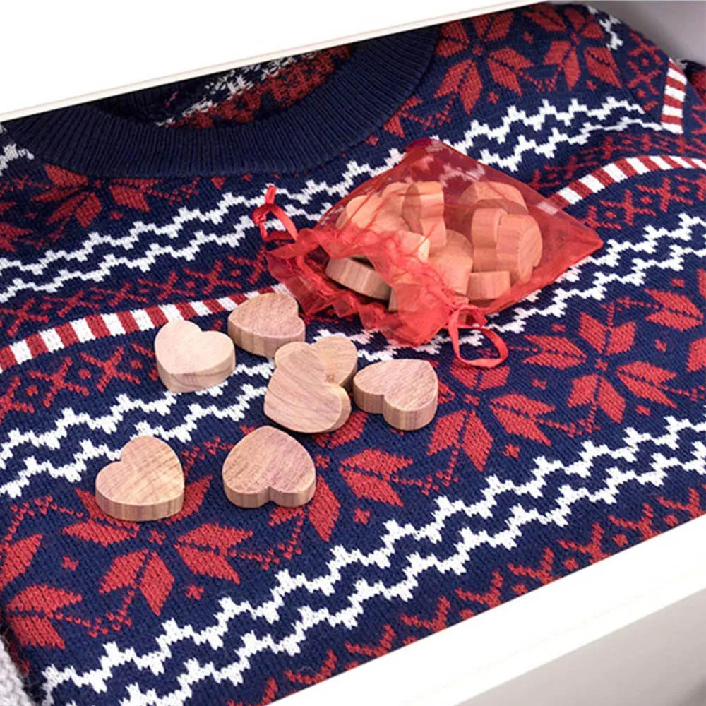 New Quality Factory Cheap Best Design Sachet Aromatic Heart Shape Cedar Block