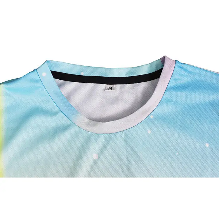 Free Sample 100% Polyester Design Full All Over Print Sports running T-shirt Marathon T Shirts Custom Sublimation T-shirts Mesh