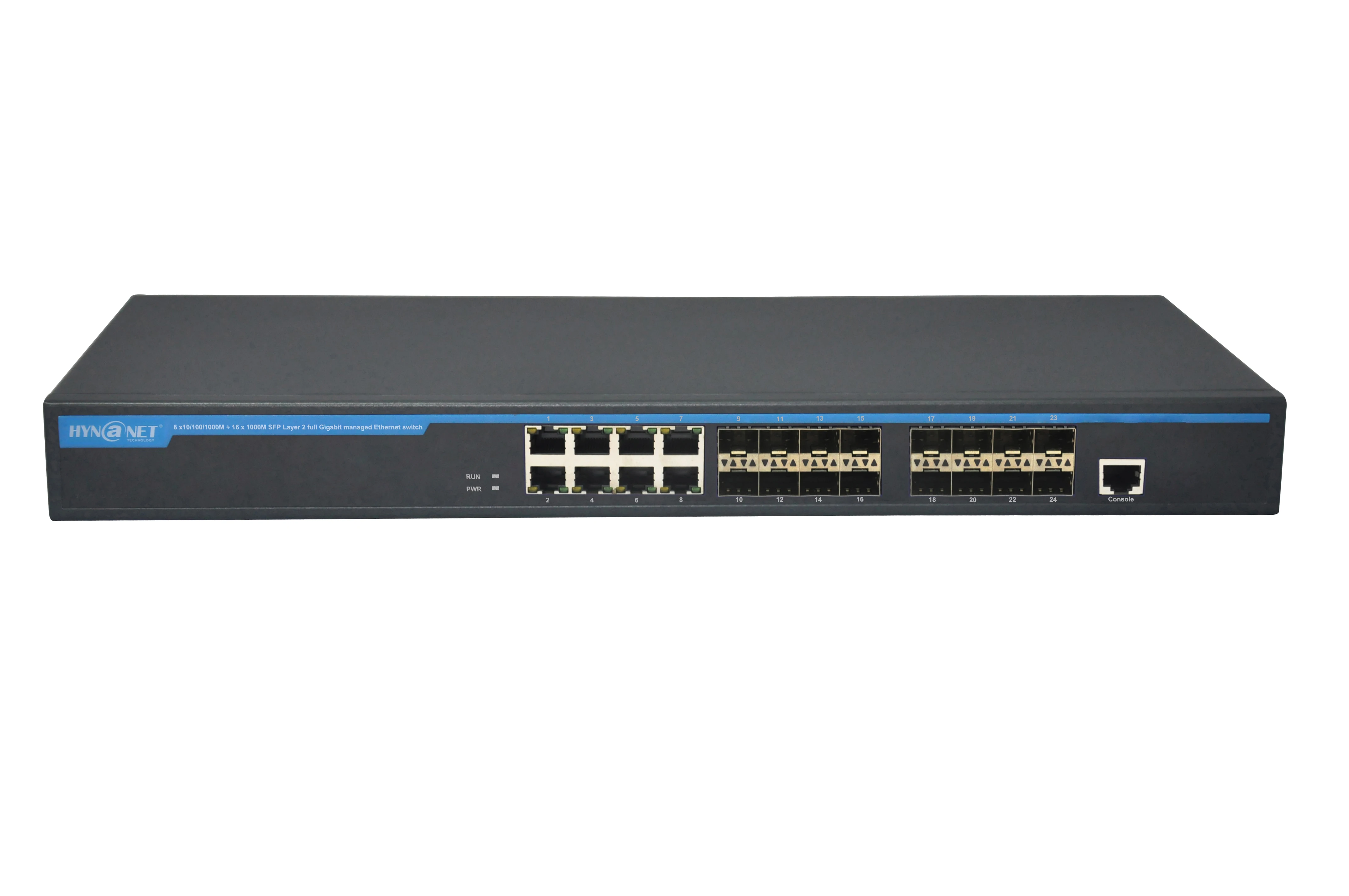 Metal case L2 managed 8-Port 10/100/1000Mbps Desktop Switch