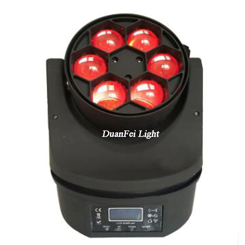 Disco party china moving head  RGBW 4in1 beam led mini bee eye 6*15W moving head
