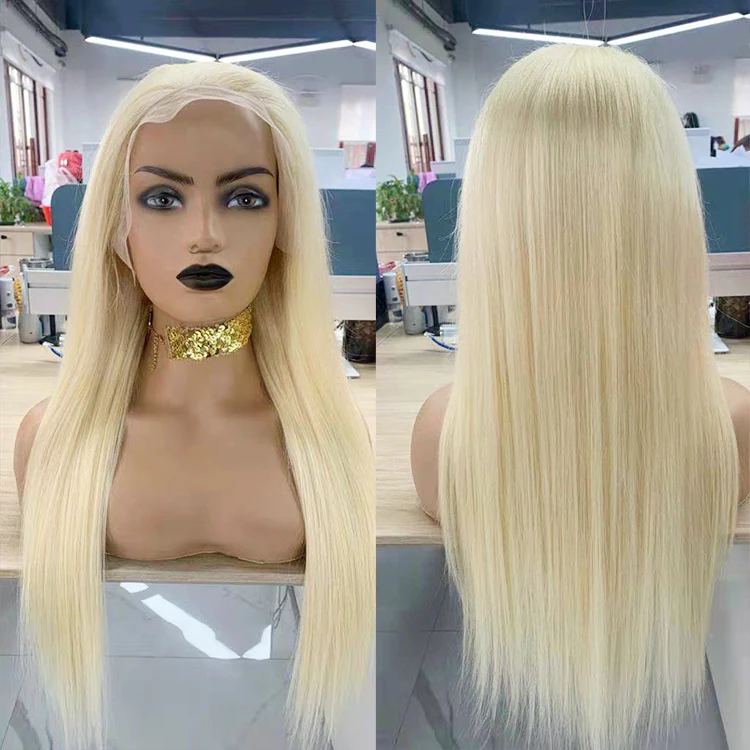 Brazilian 613 Blonde  Full Lace Wig Human Hair 40 Inch 613 Virgin Hair Human Hair Lace Frontal Wig