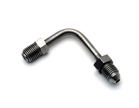 
Chrome Plated JIC/UNF THREAD S BEND adaptor oil fuel tube pipe fitting hard line 