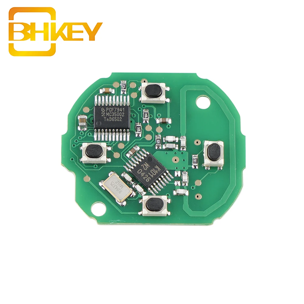 3 Buttons 433 mhz PCF7941 Chip Auto Car Key Fob Remote Key For Smart Fortwo 451 Forfour 2007-2013