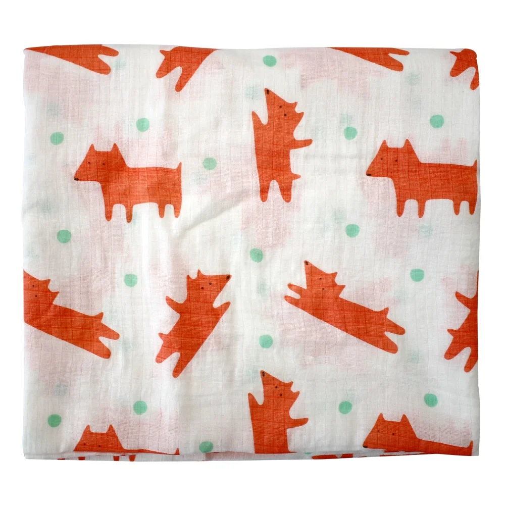 Muslin squares super absorbent cotton weave baby muslin swaddle blanket 100% cotton muslin baby blanket