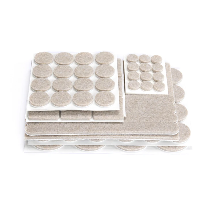 hot seller recycled anti skid square shape moving slider felt furniture legs table leg covers