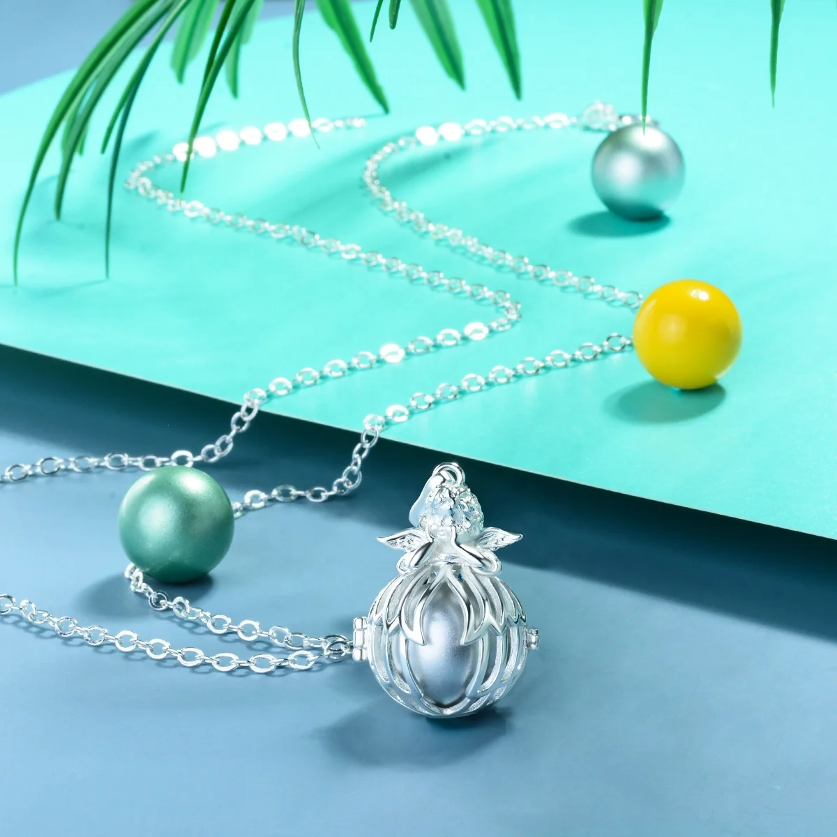 Bola De Grossesse Pregnancy Harmony Ball Locket Angel Chime Caller Bell Necklace Pendant