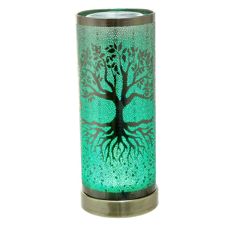 Оптовая продажа светодиодный нагреватель для воска ароматический масляный диффузор лампа «Древо жизни» электрический свечи