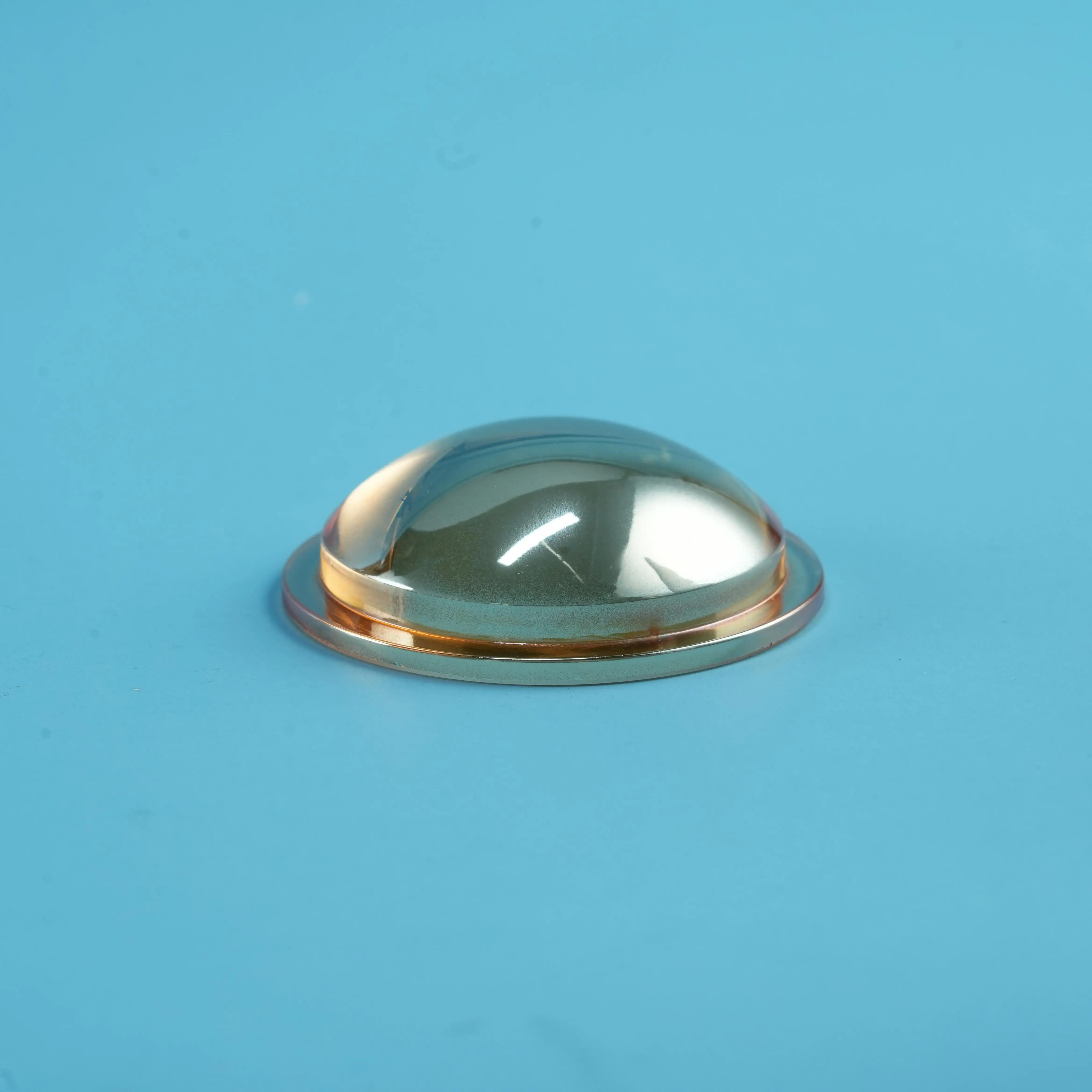 Manufacturer Customized Shaped 30 45 60 90 120 Degree Cob Optical Led Glass Headlight Lens Replacement Glass Lens