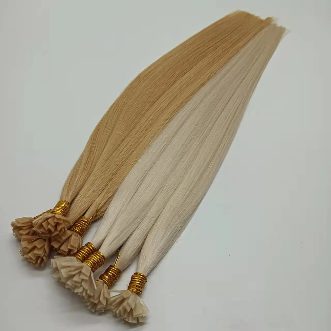 Best Italian keratin glue 100 virgin remy human hair aliexpress ombre color double drawn I tip hair extension wholesale