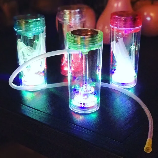 wholesale small mini hookah shisha chicha sheesha car portable hookah cups with the LED lights