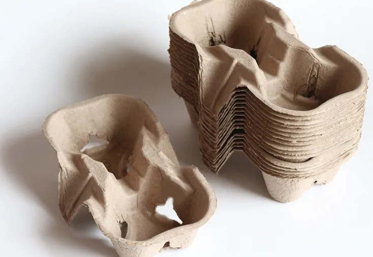 Биоразлагаемая одноразовая целлюлозная салфетка для напитков, бумажных стаканчиков, поднос, две упаковки с поддержкой