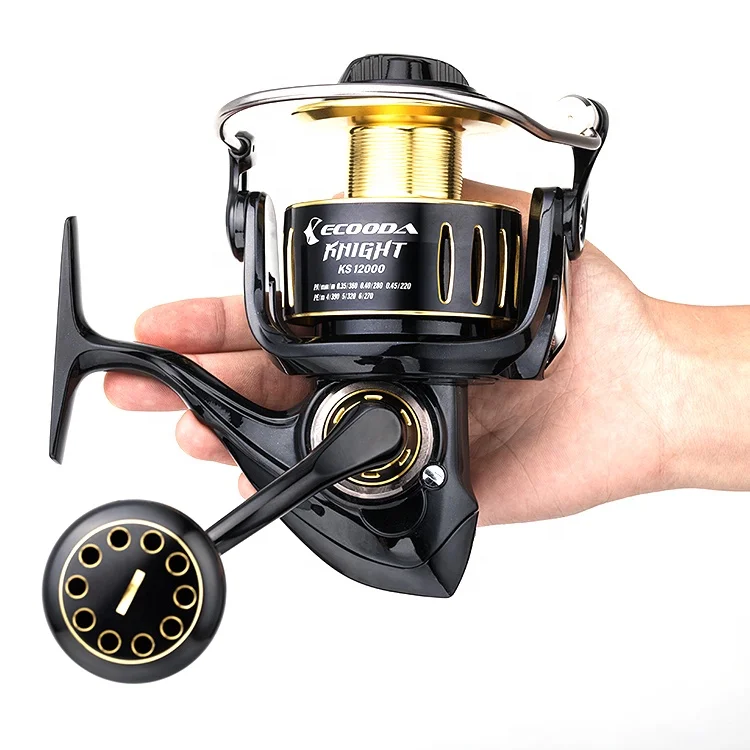 Ecooda Brand KS 8000 Fishing Spinning Reel 20kg/25kg/30kg Drag Power Deep Drop Fishing Reel Jigging Fishing Reel