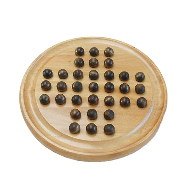 Круглые деревянные китайские шашки деревянные Пасьянс игры Шашки настольная игра