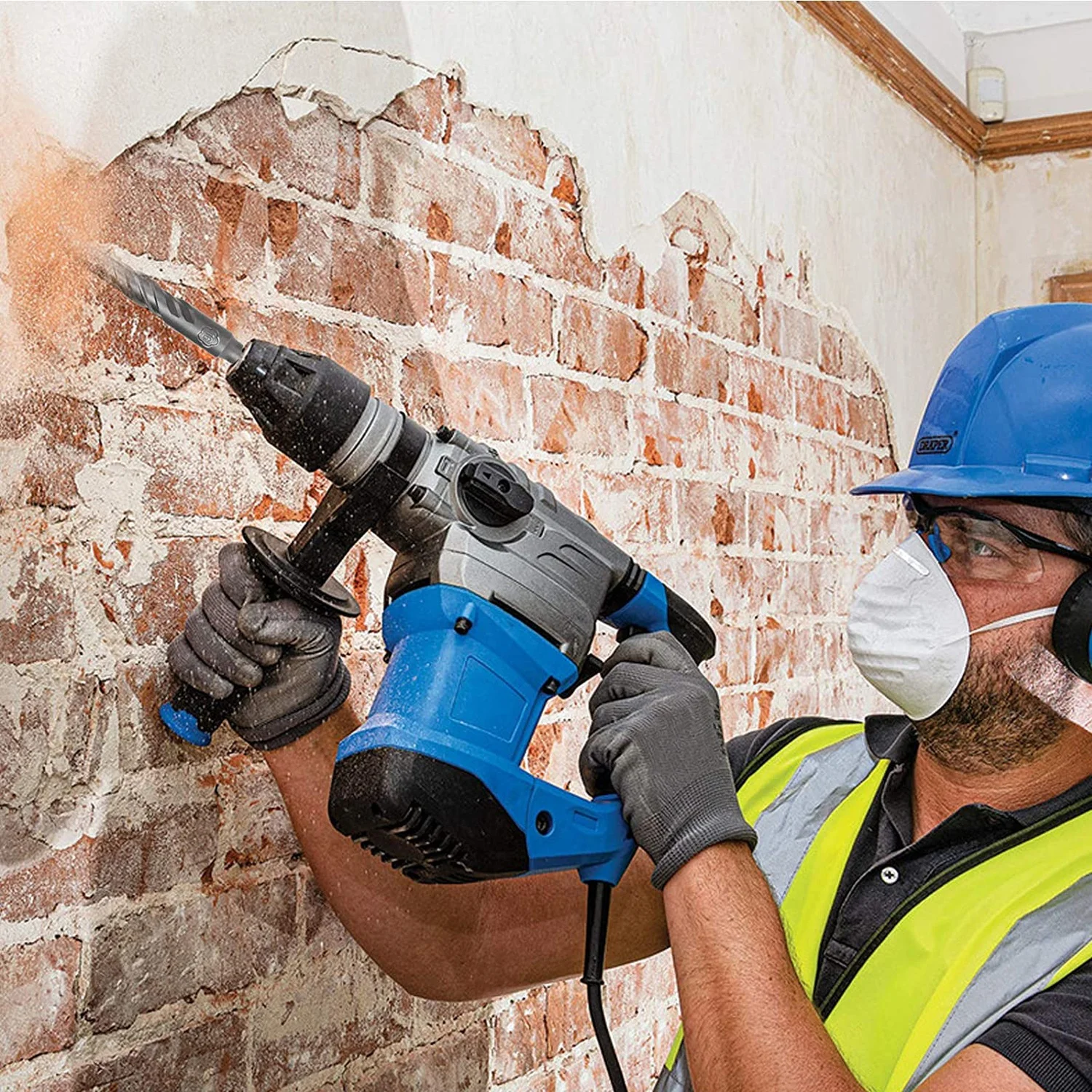 160mm Electric Hammer Drill Bits 5/6/8/10/12/14/16mm Cross Type Tungsten Steel Alloy SDS Plus for Masonry Concrete Rock Stone