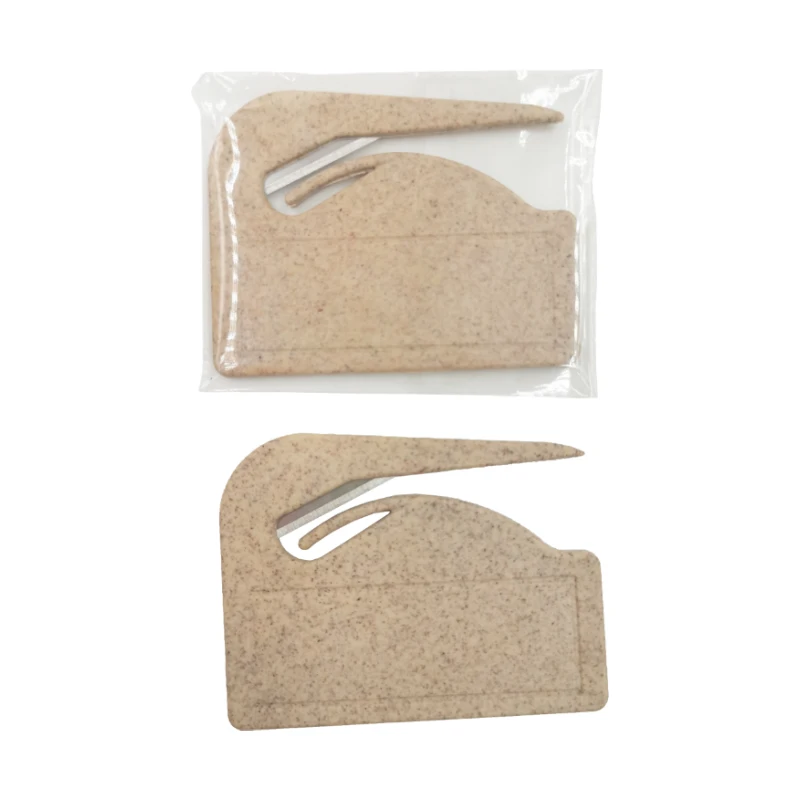 handy safety box opener free biodegradable plastic knife paper cutting knife letter opener sword