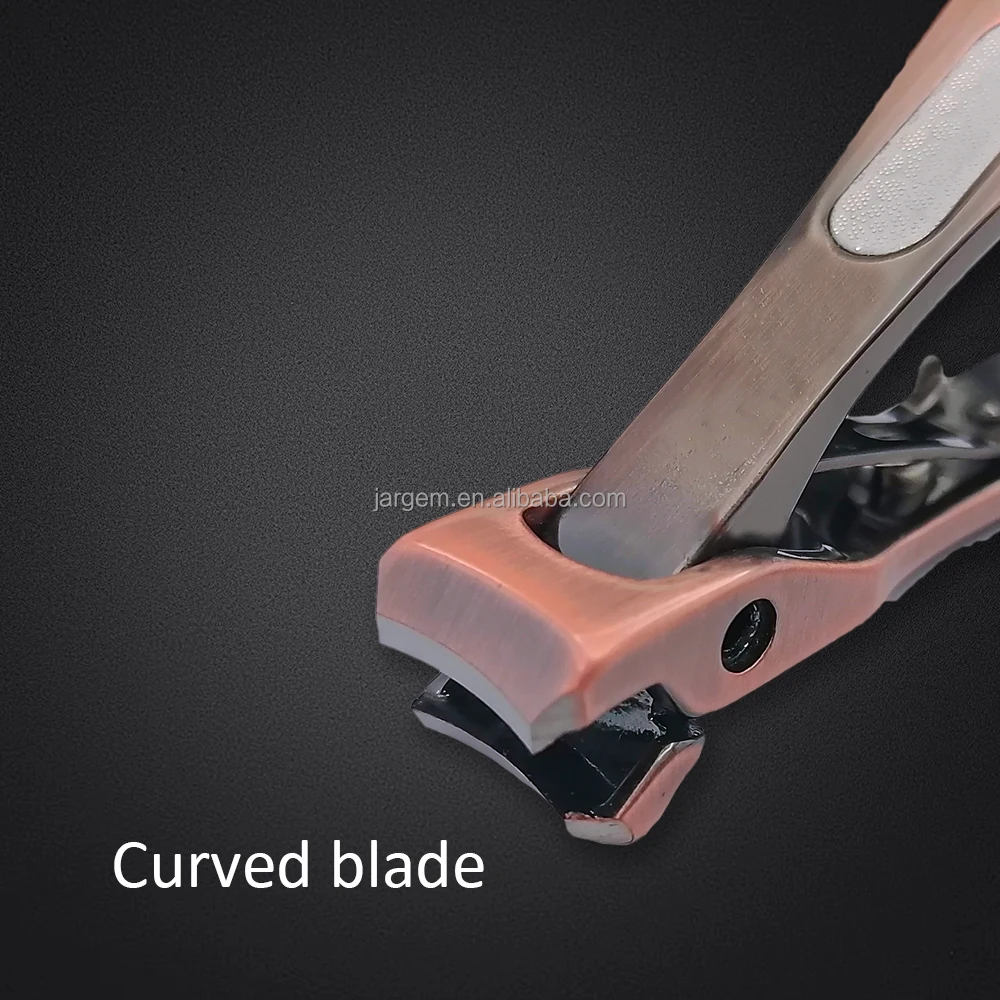 Bronze Stainless Steel Nail Clipper Magnetic Adsorption Nail Cutter Clippers Support Custom Logo