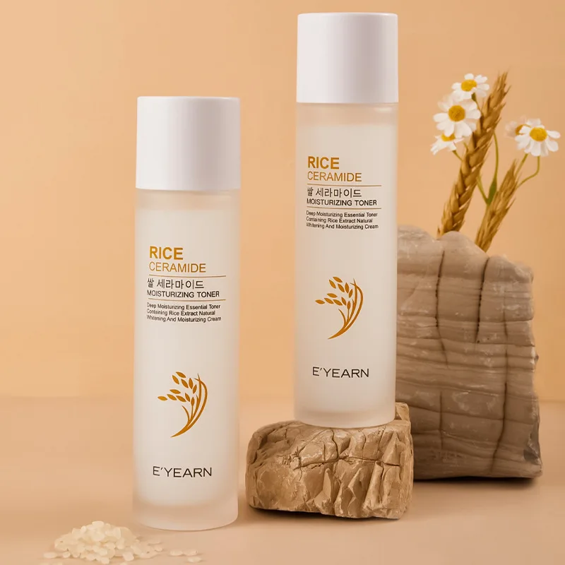 Skincare toner for moisturizing, brightening skin tone, rice nerve acyl toner