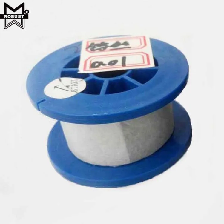 Customized 99.95% Diameter 0.7mm 0.8mm White Tungsten Wire