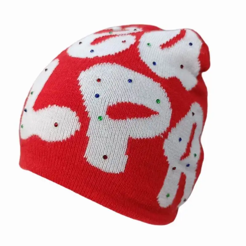 Slouchy Beanies Cable Knit Chunky Skull Cap Thick Warm Winter Hats for lady