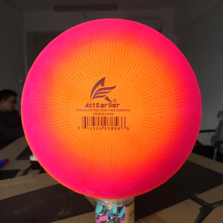 
Koryen 8.5 Inch And 6 Inch Inflatable Rainbow Playground Ball 