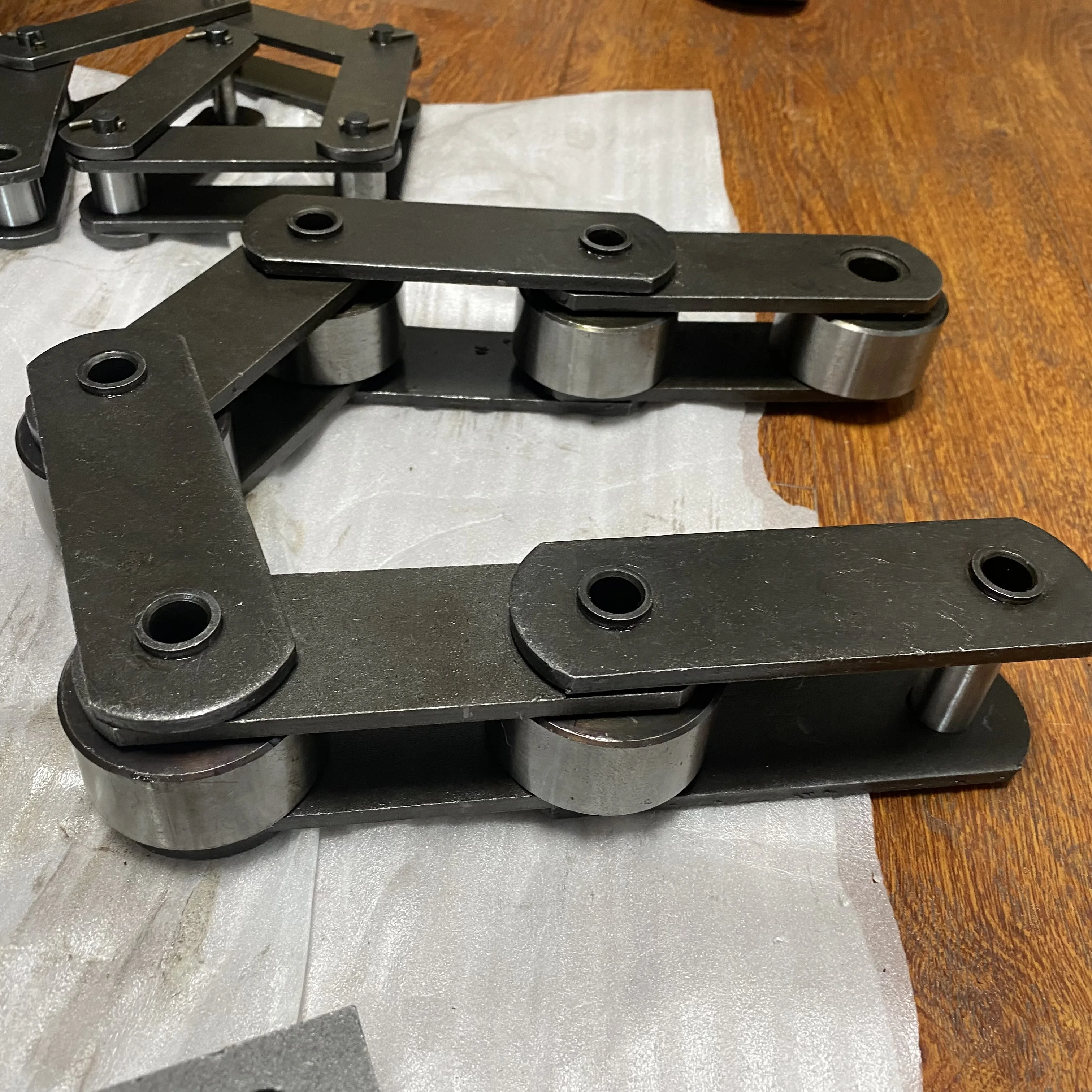 MC series Conveyor chain Hollow Pin  with K1 K2 attachment P100