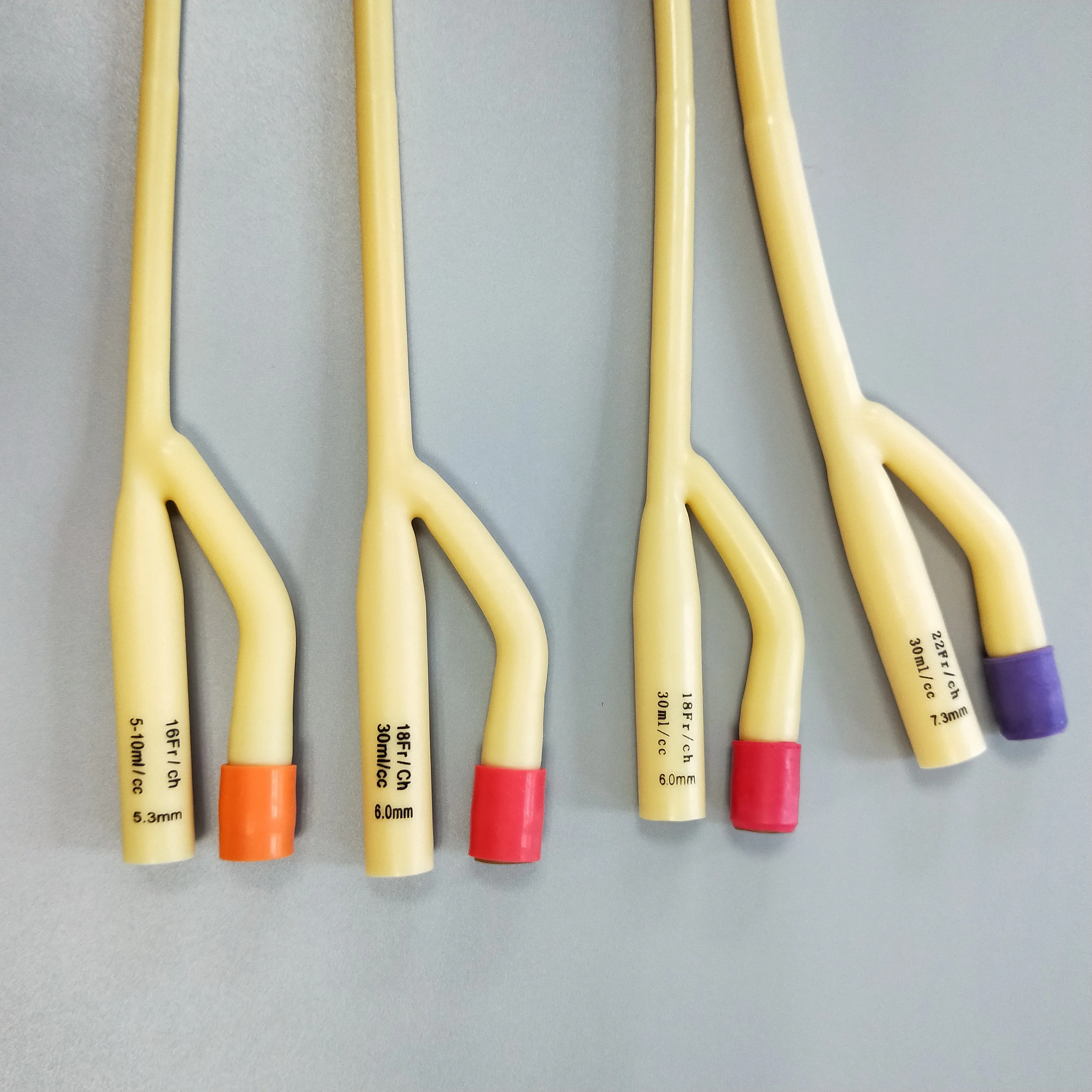 Disposable latex foley catheter two way 6-26Fr