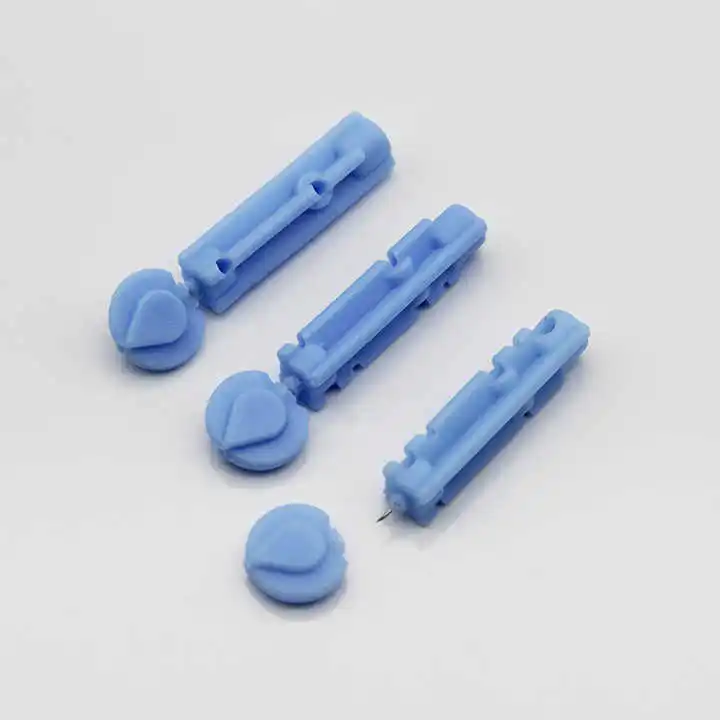 Twist activated care blood lancet needle green vertical plastic injection machine price