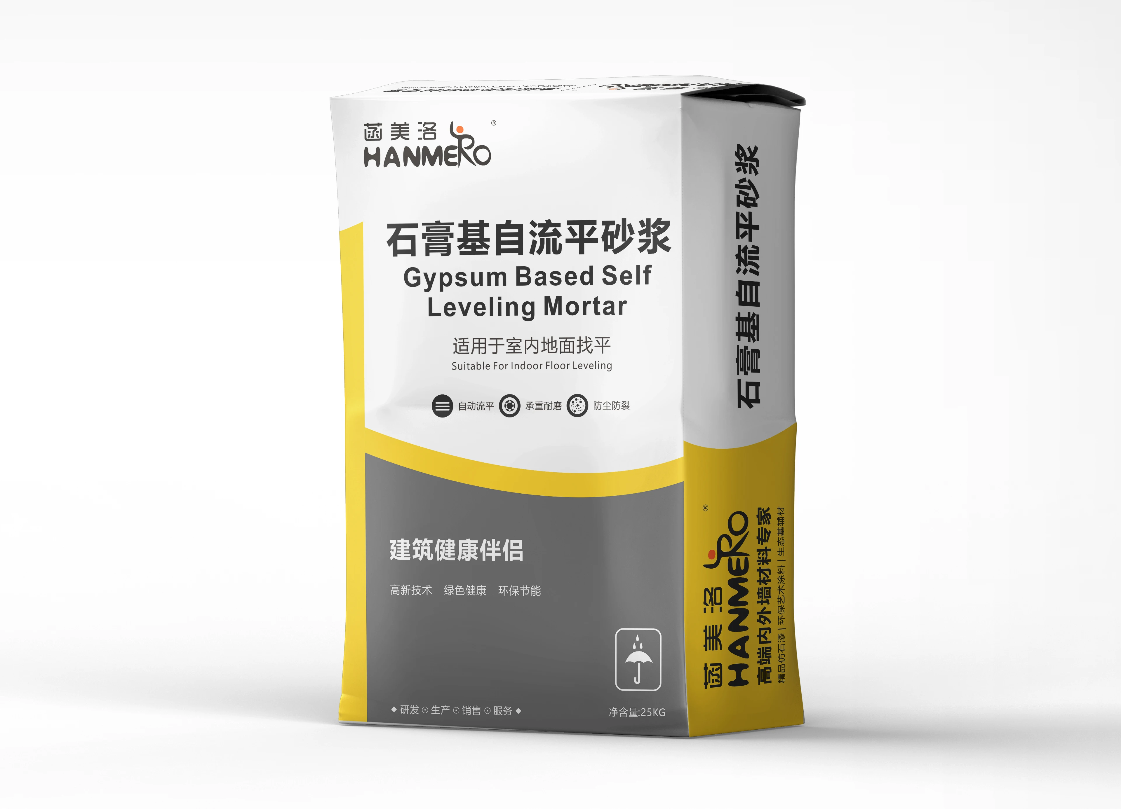 Gypsum Self-Leveling Underlayment Screed Powder for Floor Leveling in Construction Applications