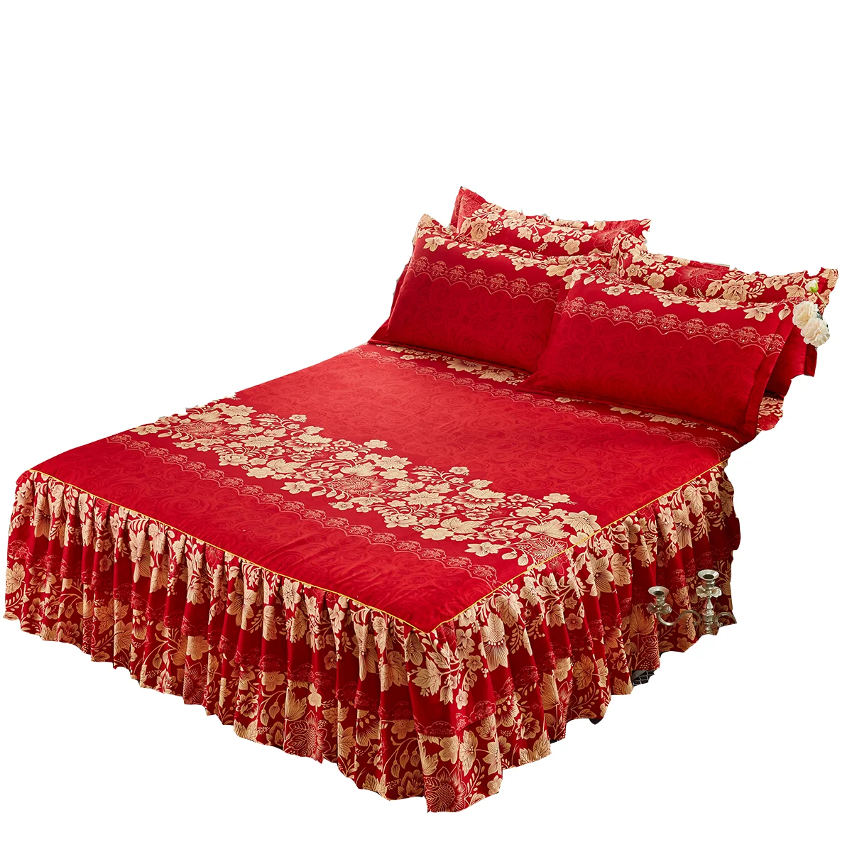 Простыня с цветочным принтом