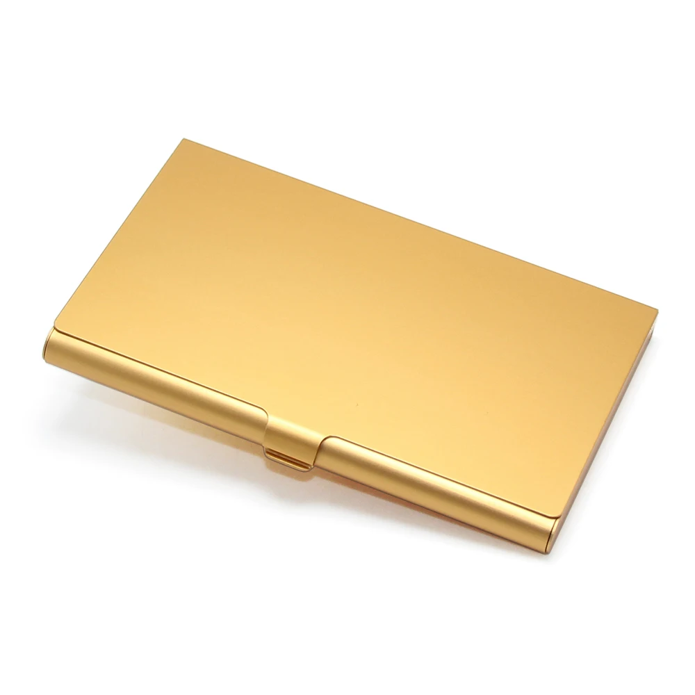 Metal Women Men Business Card Holder Creative Aluminum Holder Credit Business Card Case Multicolor Card Holder