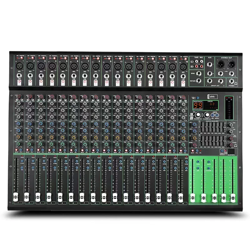 Accuracy Pro Audio MX16DSP Digital Sound Mixer Professional Audio Sound Cards Mixer Sound System