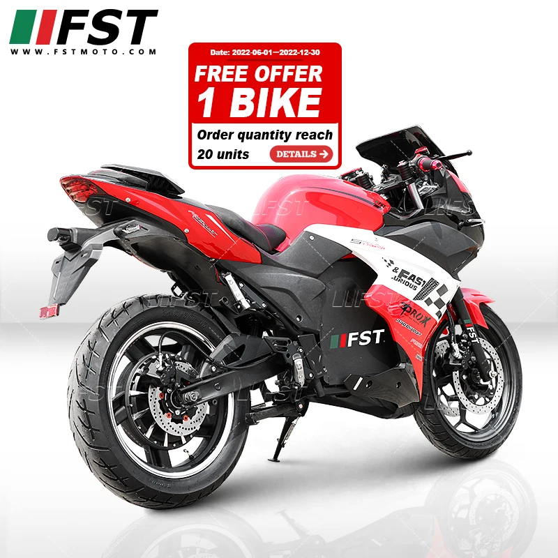 Wuxi FSTMOTO 2000 Вт Электрический мотоцикл для взрослых с максимальной скоростью Мотоцикл мопед Мощный Гоночный дисковый тормоз электрические скутеры