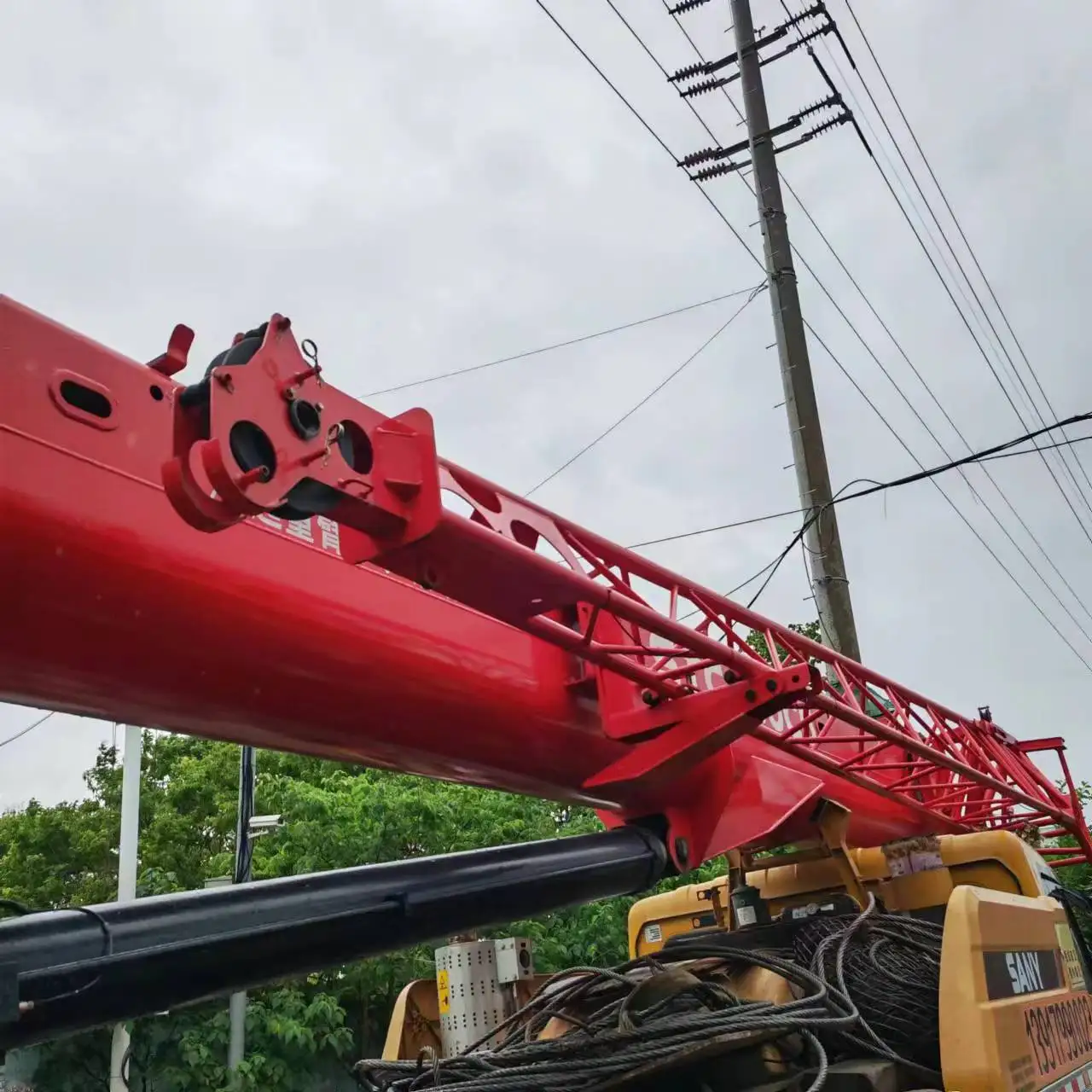Used China Made Sany Crane Stc 250c Sany Original Truck Crane Stc 250c for Sale in Shanghai in Good Condition