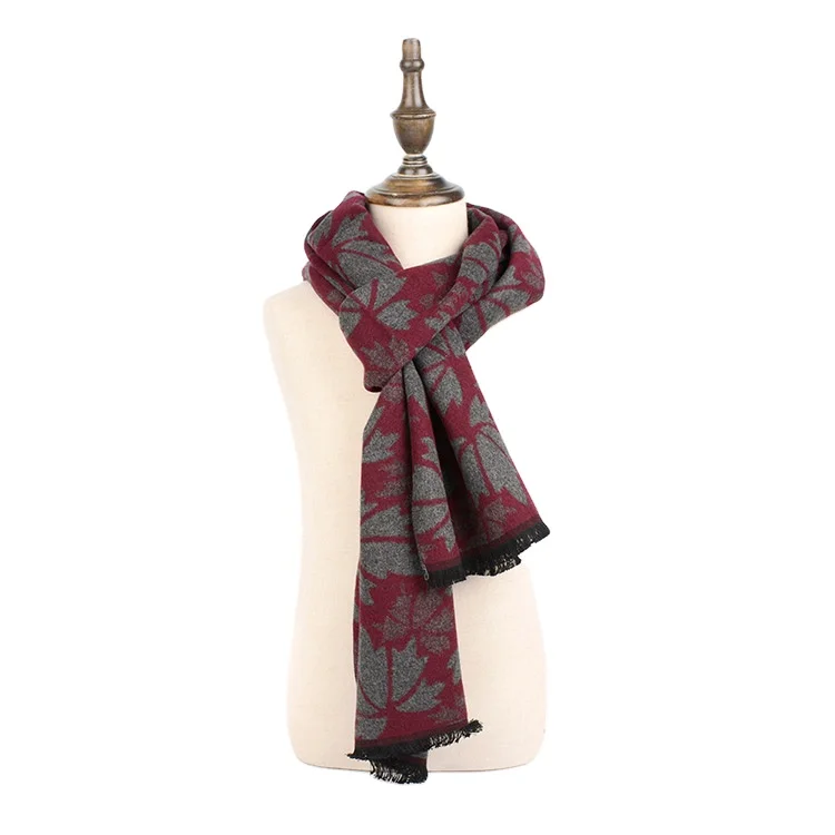 Yili Other Scarves Shawls Men Adult Winter Scarf Plain Dyed Woolen Scarf Pashmina Viscose for Winter Women Winter Muffler YL