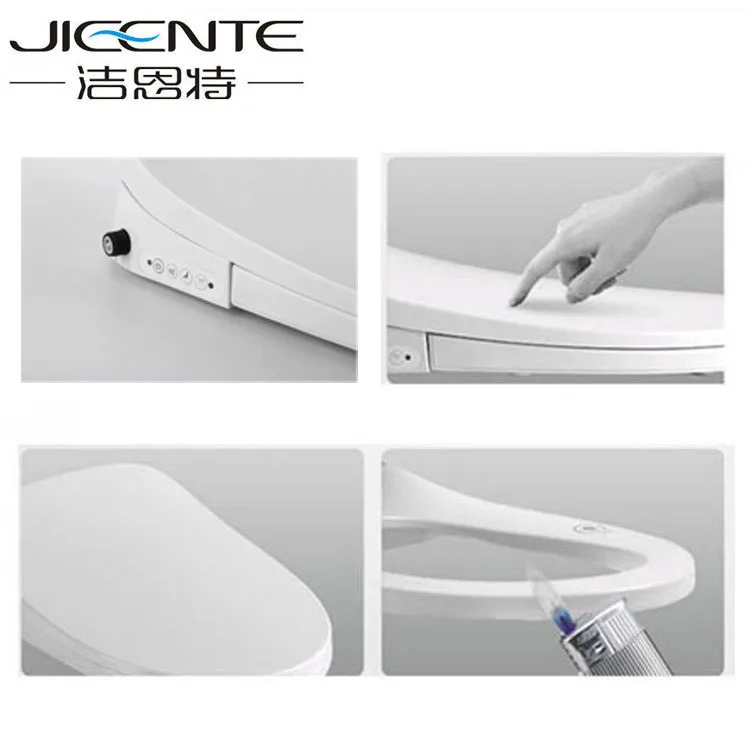 E2101 Duroplast Cover Remote Control Smart Toilet Bidet Automatic Toilet