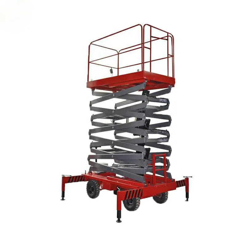 Full lift remote control hydraulic movable scissor lift platform