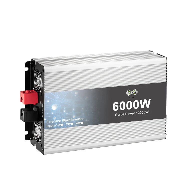 Manufacturers sell customizable 6000W pure sine wave car converter car power inverter