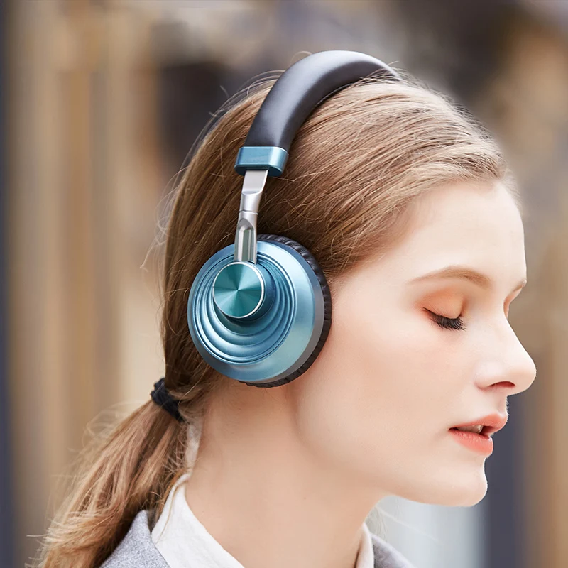 Folding Wireless Earphones Music Headset Music Sports With Memory Card Wireless Universal Earphones Headphone