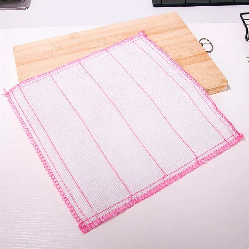 NEW Kitchen Table top Fabric Cotton Reusable Cleaning Cloths Soft Skin-friendly Table Dish cloth Towels