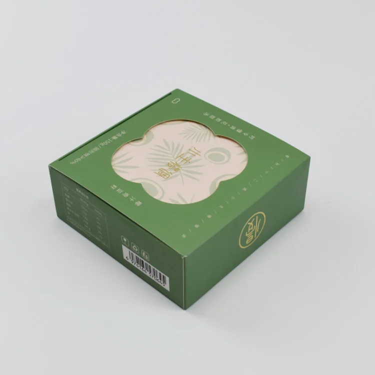 Wholesale Green Custom Printed Paper Packaging Food Grade Cookie  Boxes