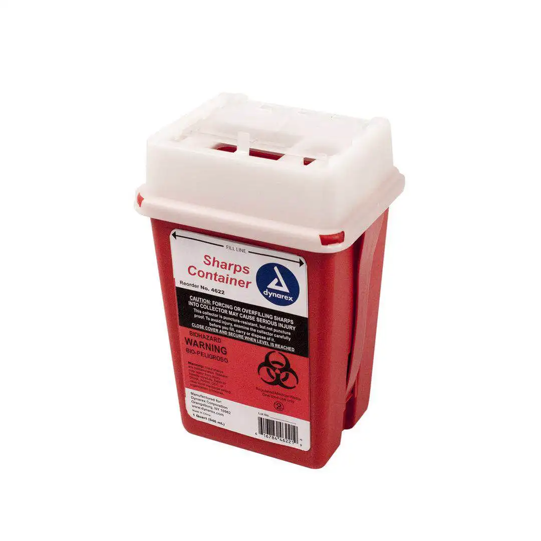 JCMED 510k medical disposal sharps container box 1 quart (1600266389161)