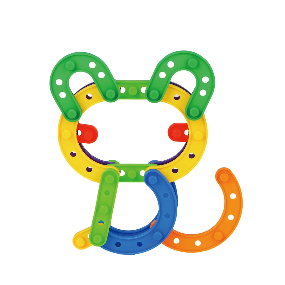 kindergarten DIY building material blocks toys Compatible ABS plastic kids educational toys