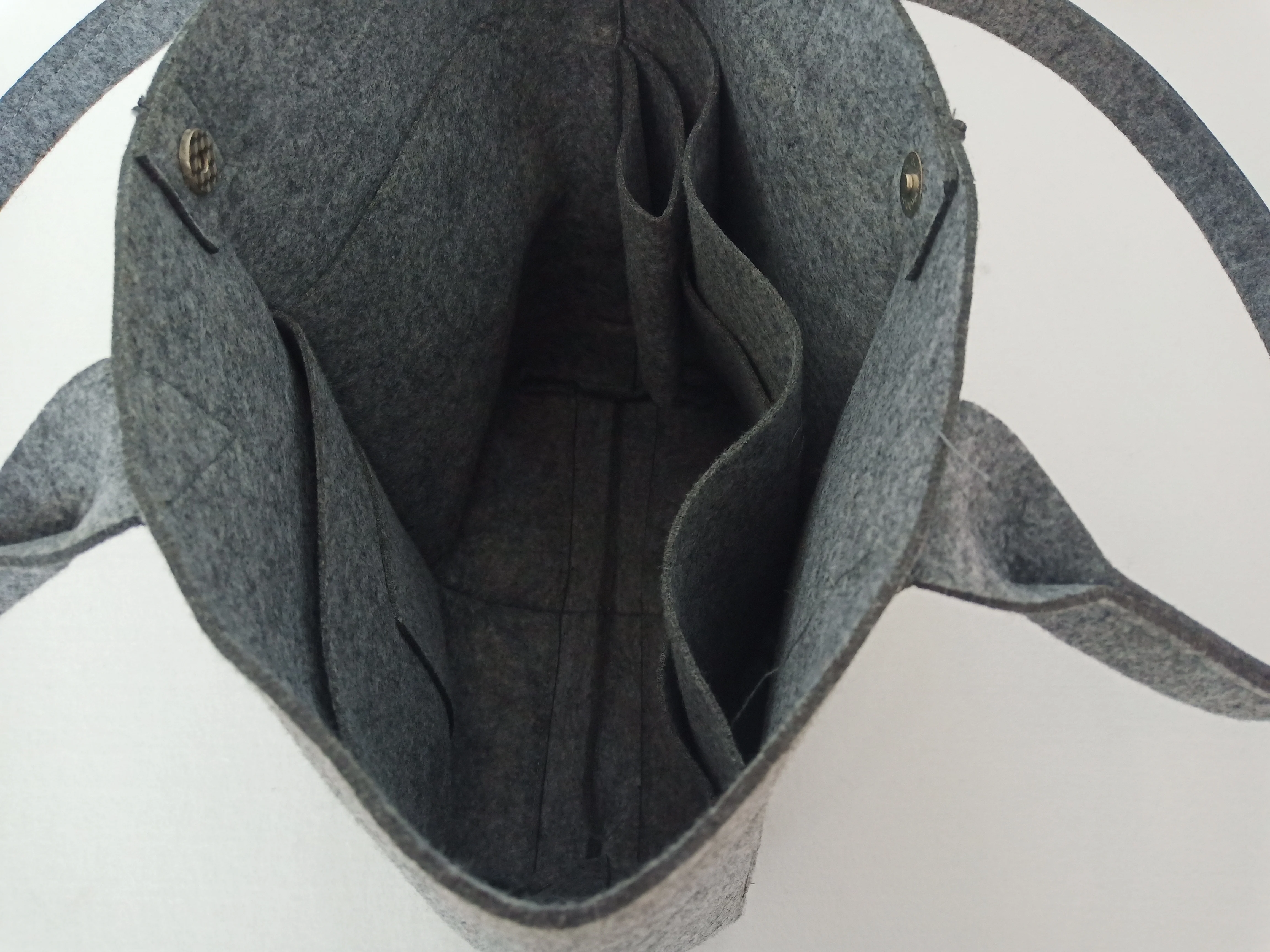 Fashion promotional recycled felt bag custom logo ladies shoulder bag shopping bag