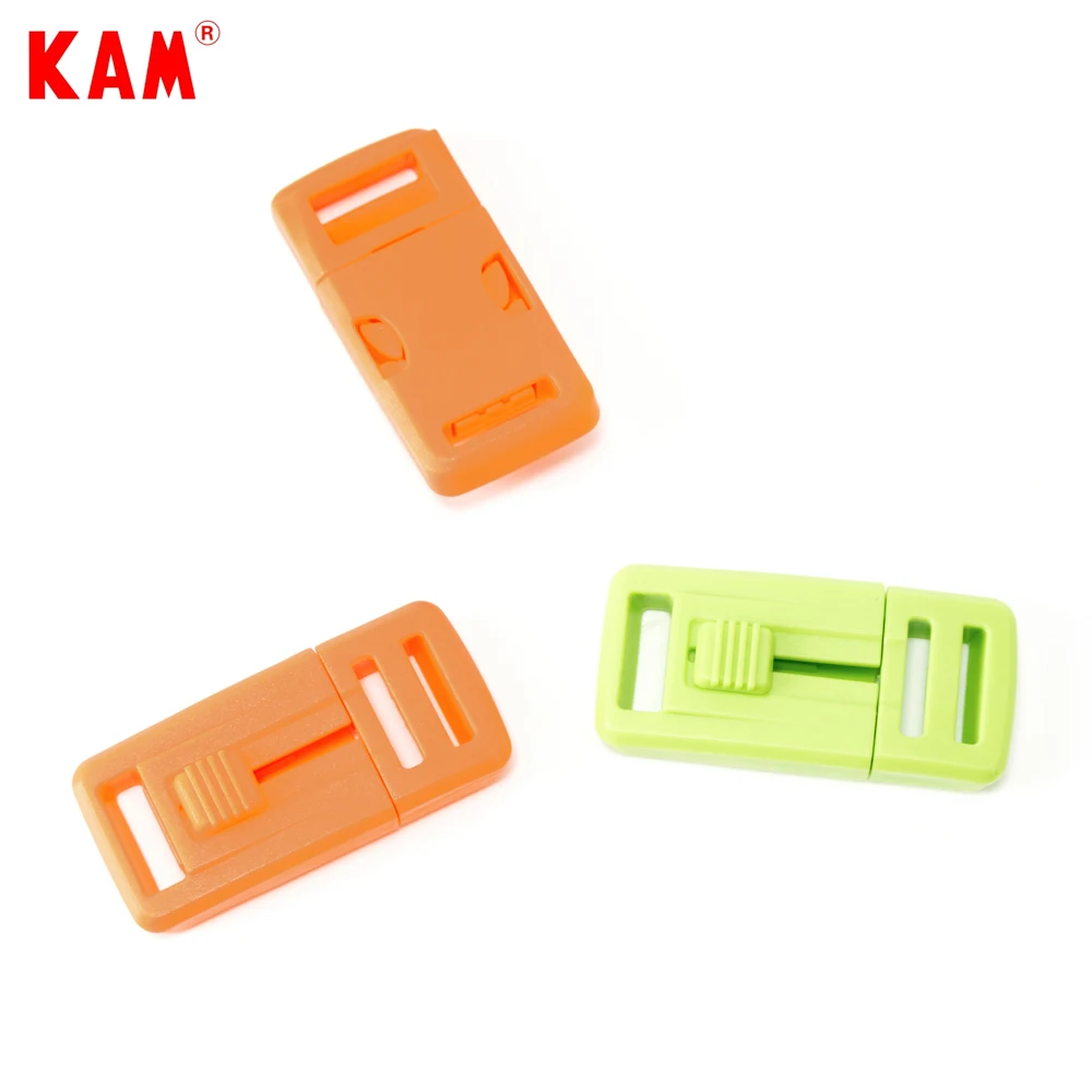 Top Selling New Product Durable Pom / Nylon Adjustable Inner 15Mm Colorful Buckle For Bag